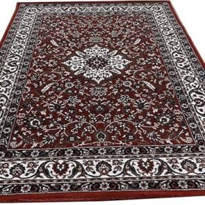Persian Wool Traditional Heavy Anti Skid Rug For Living Room & Bed Room