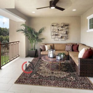 Persian Wool Traditional Heavy Anti Skid Rug For Living Room & Bed Room