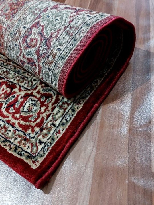Persian Wool Traditional Heavy Anti Skid Rug For Living Room & Bed Room - Image 5