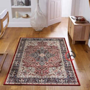 Persian Wool Traditional Heavy Anti Skid Rug For Living Room & Bed Room