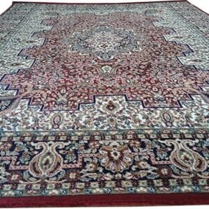 Persian Wool Traditional Heavy Anti Skid Rug For Living Room & Bed Room