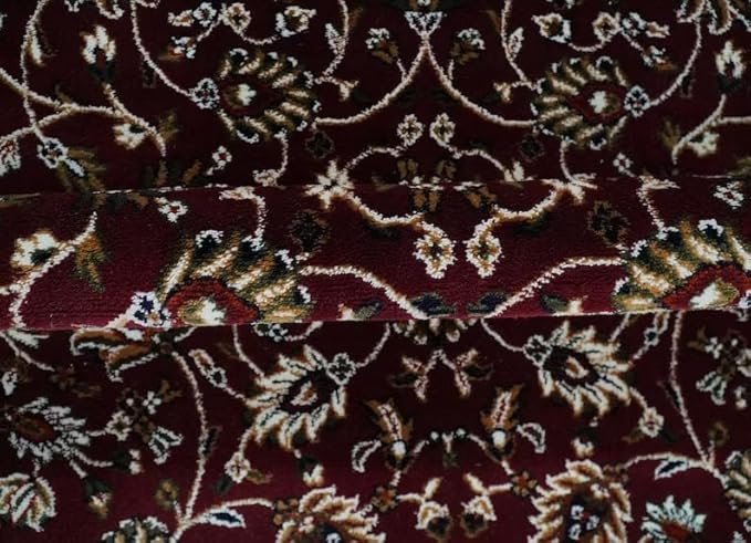 Persian Wool Traditional Heavy Anti Skid Rug For Living Room & Bed Room - Image 2