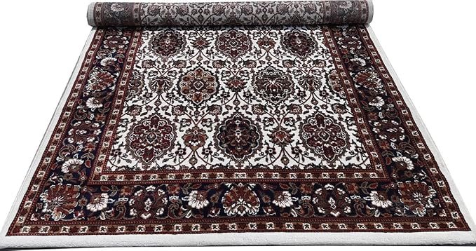 Persian Wool Traditional Heavy Anti Skid Rug For Living Room & Bed Room - Image 3