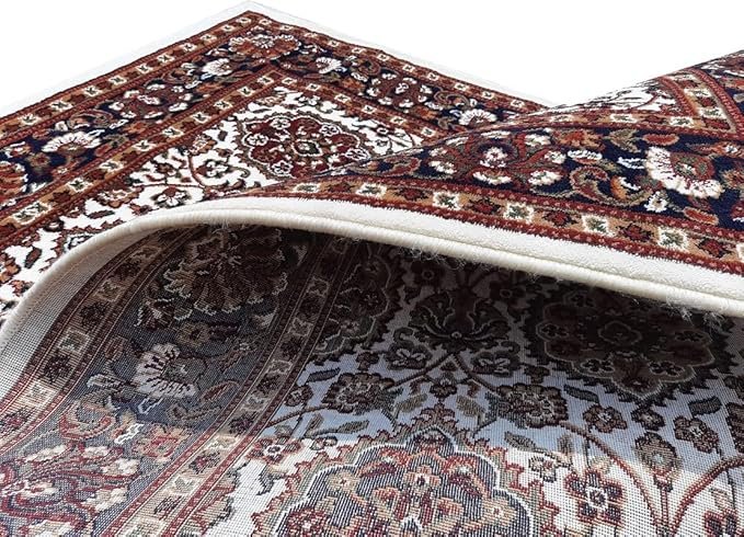 Persian Wool Traditional Heavy Anti Skid Rug For Living Room & Bed Room - Image 2