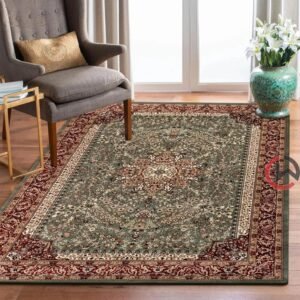 Persian Wool Traditional Heavy Anti Skid Rug For Living Room & Bed Room