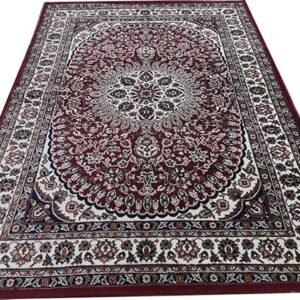 Persian Wool Traditional Heavy Anti Skid Rug For Living Room & Bed Room