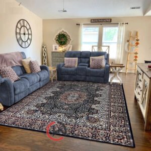 Persian Wool Traditional Heavy Anti Skid Rug For Living Room & Bed Room