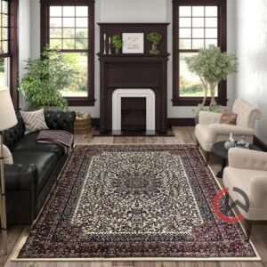 Persian Wool Traditional Heavy Anti Skid Rug For Living Room & Bed Room