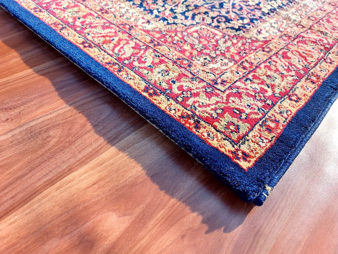 Persian Wool Traditional Heavy Anti Skid Rug For Living Room & Bed Room - Image 2