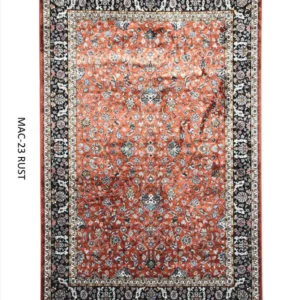 Kashmiri Persian Design Carpet For Living Room Bedroom And For Hall | Machine Woven Designer Anti Skid Carpets