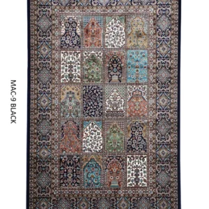 Kashmiri Persian Design Carpet For Living Room Bedroom And For Hall | Machine Woven Designer Anti Skid Carpets