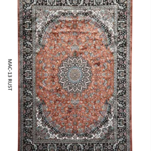 Kashmiri Persian Design Carpet For Living Room Bedroom And For Hall | Machine Woven Designer Anti Skid Carpets
