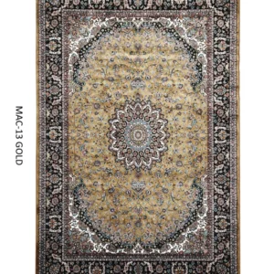 Kashmiri Persian Design Carpet For Living Room Bedroom And For Hall | Machine Woven Designer Anti Skid Carpets