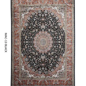 Kashmiri Persian Design Carpet For Living Room Bedroom And For Hall | Machine Woven Designer Anti Skid Carpets