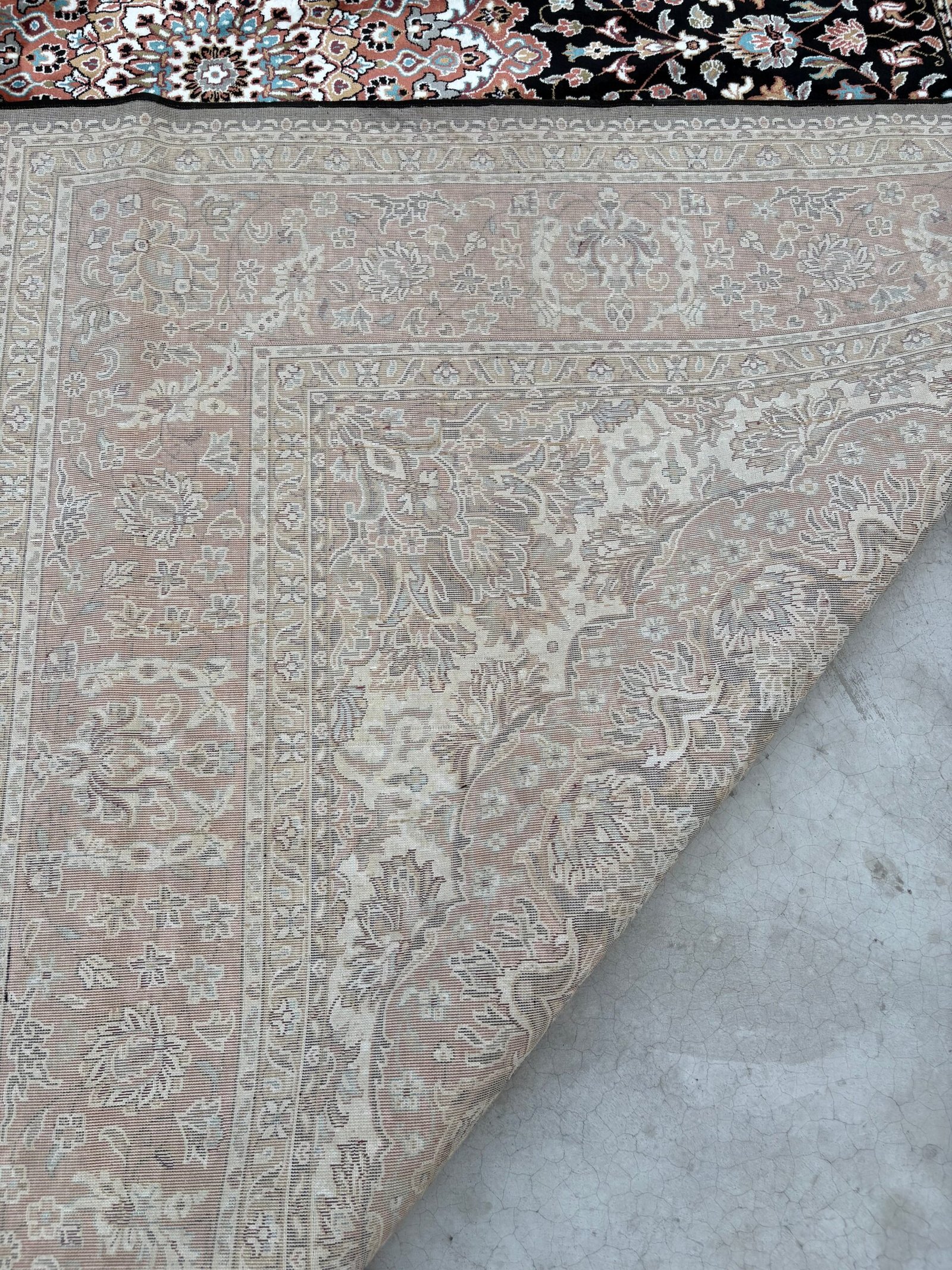 Kashmiri Persian Design Carpet For Living Room Bedroom And For Hall | Machine Woven Designer Anti Skid Carpets - Image 4