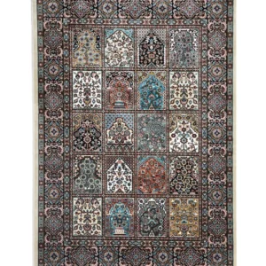 Kashmiri Persian Design Carpet For Living Room Bedroom And For Hall | Machine Woven Designer Anti Skid Carpets