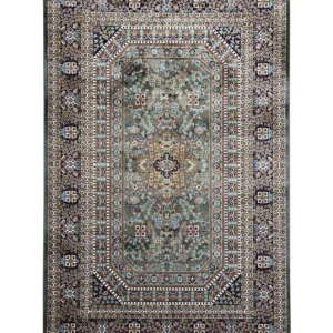 Kashmiri Persian Design Carpet For Living Room Bedroom And For Hall | Machine Woven Designer Anti Skid Carpets
