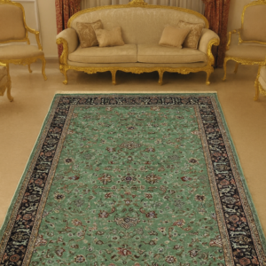 Kashmiri Persian Design Carpet For Living Room Bedroom And For Hall | Machine Woven Designer Anti Skid Carpets