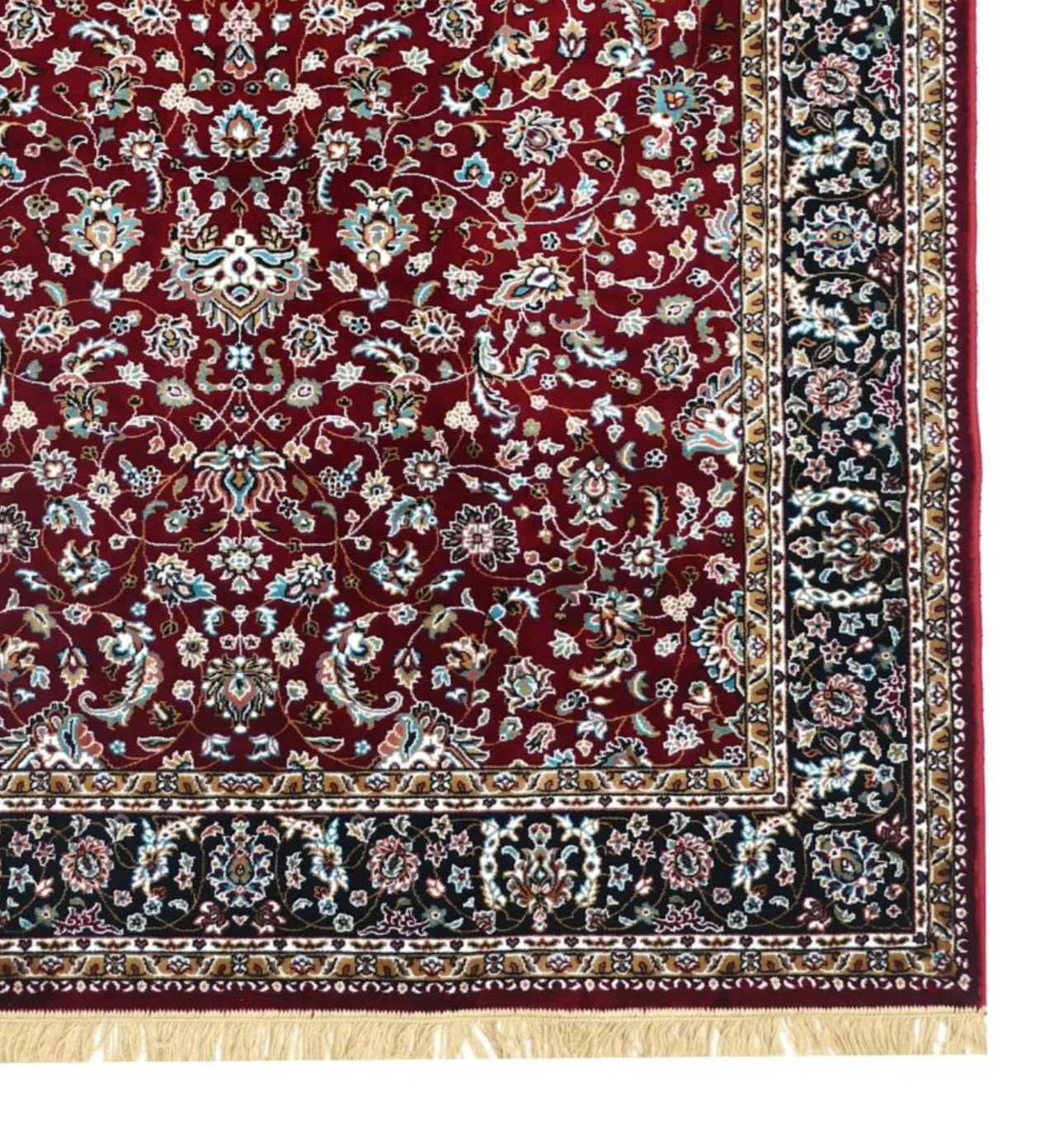 Kashmiri Persian Design Carpet For Living Room Bedroom And For Hall | Machine Woven Designer Anti Skid Carpets - Image 3
