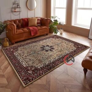 Persian Wool Traditional Heavy Anti Skid Rug For Living Room & Bed Room