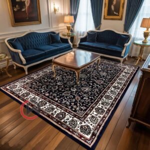 Persian Wool Traditional Heavy Anti Skid Rug For Living Room & Bed Room