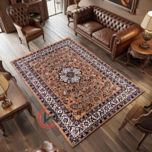 Persian Wool Traditional Heavy Anti Skid Rug For Living Room & Bed Room