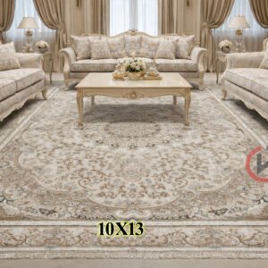 Ultra Premium Highest Density Imported  Irani Persian Silk Carpet for Your Living Room, Hall & Dinning Area 10 Feet x 13 Feet