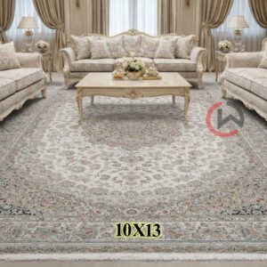 Ultra Premium Highest Density Imported  Irani Persian Silk Carpet for Your Living Room, Hall & Dinning Area 10 Feet x 13 Feet