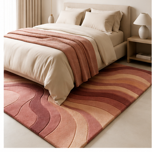 Hand-Tufted New Zealand Wool Carpets Luxury Handmade Rugs & Carpets - Image 3