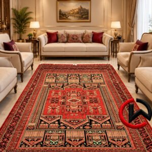 Belgium Silk Imported Ultra Premium Carpet 6.6X9.6 Feet | Luxury Persian Design