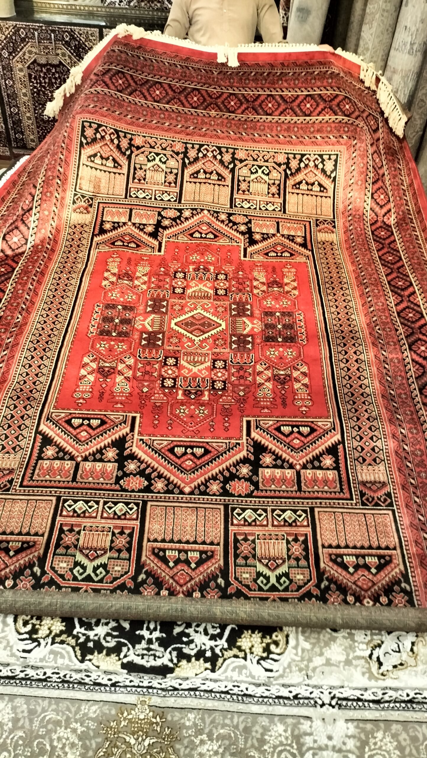 Belgium Silk Imported Ultra Premium Carpet 6.6X9.6 Feet | Luxury Persian Design - Image 3